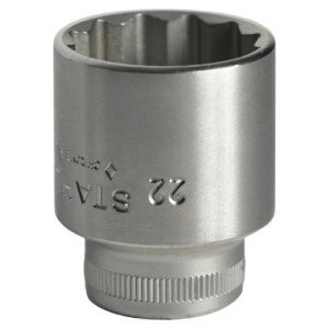 Stahlwille 02010022 Bi-Hexagon Socket 3/8" 22 mm