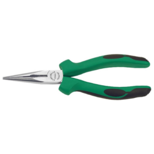 Stahlwille 65295200 Snipe Nose Pliers with Cutter, 200 mm, Chrome Plated