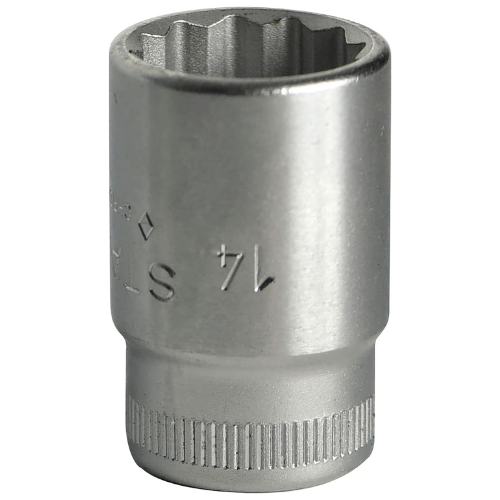 Stahlwille 02010014 Bi-Hexagon Socket 3/8" Drive, 14 mm