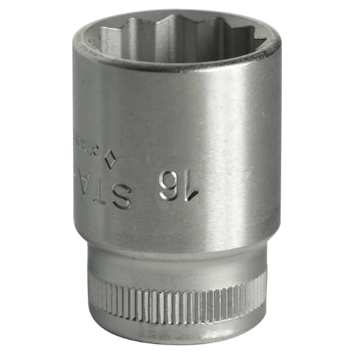 Stahlwille 02010016 Bi-Hexagon Socket 3/8" Drive, 16 mm