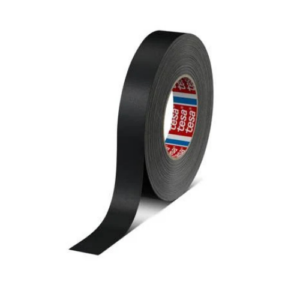 tesa 4651 Acrylic-Coated Cloth Tape, 50 m x 25 mm, Black