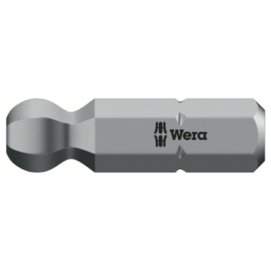 Wera 05056356001 Hex Bit 1/4 in with Ball Point, 5 mm