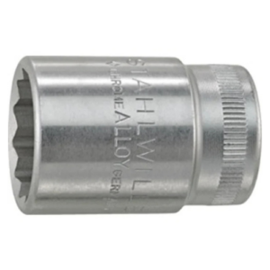 Stahlwille 03010032 Bi-Hexagon Socket 1/2 in, 32 mm