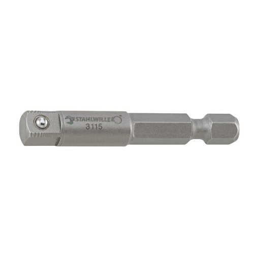 Stahlwille 3115000 Bit Connector, Hex 1/4 in, 50 mm