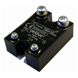 Celduc SCM0150100 Solid State Relay, SPST-NO, 150 A, 0-100 V DC