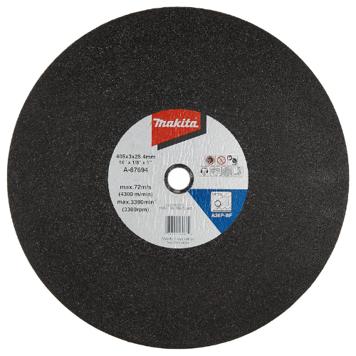 Makita A-87694 Metal Cutting Disc, 16 in