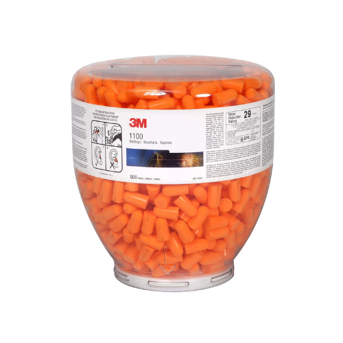 3M One Touch 1100 Earplug Refill 391-1100 (Pack of 500)