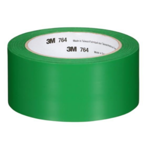 3M 764 Vinyl Tape, Green, 2 in x 36 yd