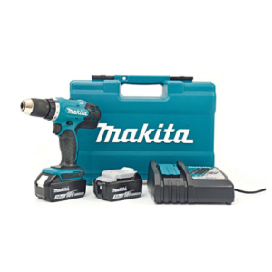 Makita DHP453RFE Cordless Hammer Driver Drill with Spare Battery