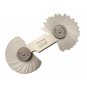 Mitutoyo 186-106 Radius Gauge Set, 7.5-15mm