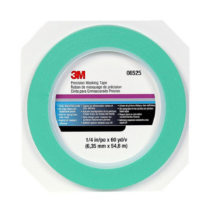 3M Green Precision Masking Tape 06525, 6.35 mm x 54.8 m