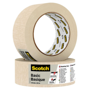 3M Scotch Basic Masking Tape, Beige, 48 mm x 50 m
