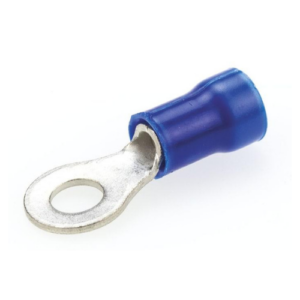 51864-1 PIDG Insulated Ring Terminal, M4 Stud, 1-2.6 mm2, Blue