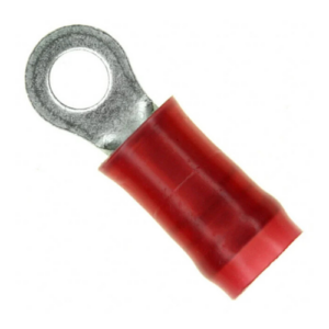 31880 Circular Ring Terminal, 16-22 AWG, #4, Crimp