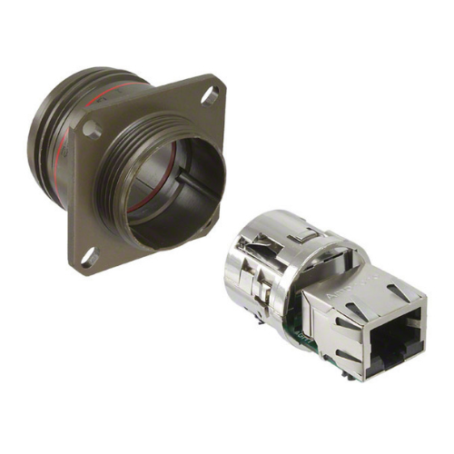 RJFTV21G Connector, Female RJ45, Olive Drab Cadmium, RJ Field Series