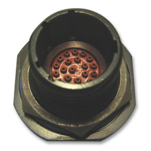 TV07RW-11-35PN Conn Cir D38999 III Jam Nut Rcpt, Olive Drab, Shell Size 11, 13#22D Male Crimp, Key N
