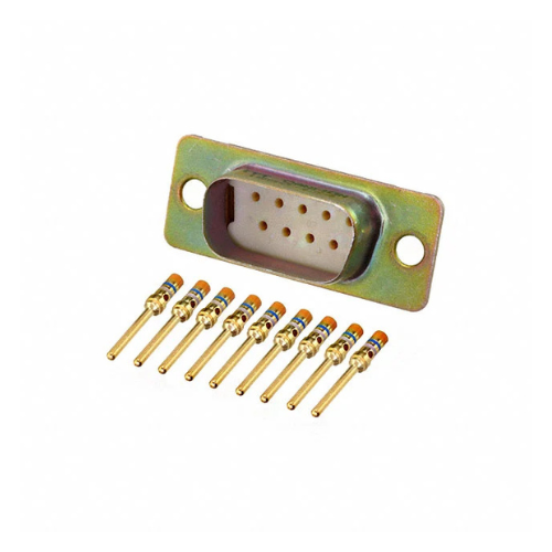 M24308/4-1F D-Sub Connector, 9-Position, 2-Row, #20 Pin, Crimp