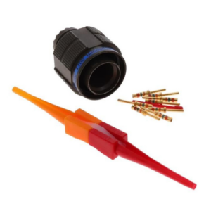 D38999/26WB99PN Connector, Plug, Olive Drab Cadmium, Size 11, 7#20 Pin Contacts, Key Normal, D38999 S3