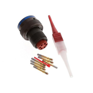 MS3476W10-6S Circular Connector, MIL-DTL-26482 Series II Straight Plug, 6 Contacts, Crimp Socket, Bayonet 10-6