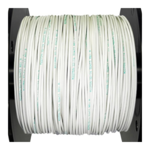 M22759/32-14-9 Wire, 1 Stranded Conductor, Jacketed, Lightweight, 14 AWG, White