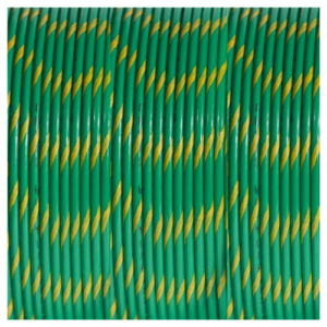 M22759/32-14-45 Wire, 1 Stranded Conductor, Jacketed, Lightweight, 14 AWG, Yellow/Green