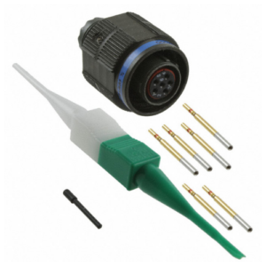 D38999/26WA35SN Connector, Plug, Olive Drab Cadmium, Size 9, 6#22D Socket Contacts, Key Normal, D38999 S3
