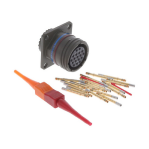 D38999/20WD-18SN D38999 III Receptacle, Square Flange, 18 Pins, Key N