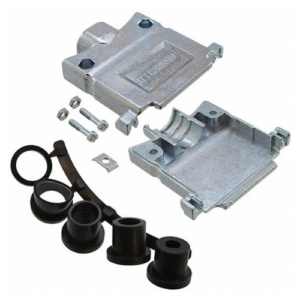 980-2000-347 Two-Piece Backshell, 25 Position, 180°, Shielded
