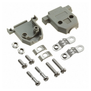 8630-CH15UNCLF D-Type Backshell, 15 Way, Strain Relief