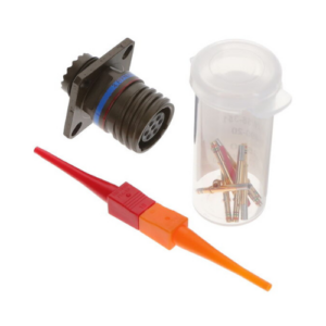 D38999/20WB-99SN D38999 III Receptacle, Square Flange, 7 Pins, Key N