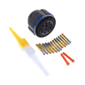D38999/26WG11SN Connector, Plug, Standard Crimp Contact, Size 21, Olive Drab Cadmium, Socket, Orientation N