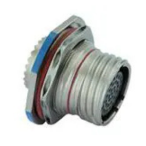 D38999/24KC35SN Jam-Nut Receptacle, Stainless Steel, 13-35, 22 Pos, Socket, N, Crimp