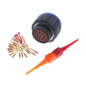 D38999/26WE26PN Connector, Plug, Olive Drab Cadmium, Size 17, 26#20 Pin Contacts, Key Normal, D38999 Series 3