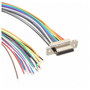 M83513/03-C03N Micro-D Connector, Plug, Size 21, 2-Row, Pin, E-Ni
