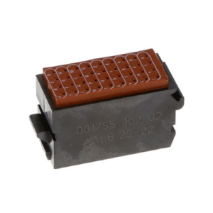 001755 102 02 Connector Module Crimped Contacts, #22 Crimp