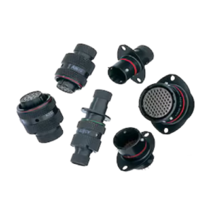 AS616-26SN Connector, Free Plug, Black Zinc Aluminium Alloy, Size 16, 26#20, Socket Contacts, N Polarization, AUTOSPORT AS Mini Series