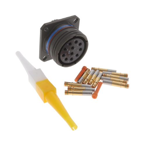 D38999/20WG11SN Connector, Panel Mount, Olive Drab Cadmium