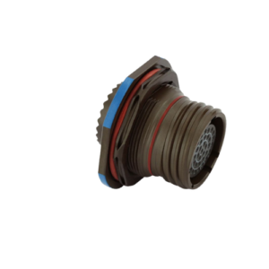 8D7-21W72SN Connector, Jam Nut Receptacle, Olive Drab Cadmium, Size 21, 6#16, 2#4 Power, Socket Contacts, 8D Series