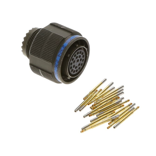 TV06RW-13-35S Amphenol TV Circular Connector, 22 Contacts, 22#22D, Socket, Plug, High Density, Rated to 38999 Spec