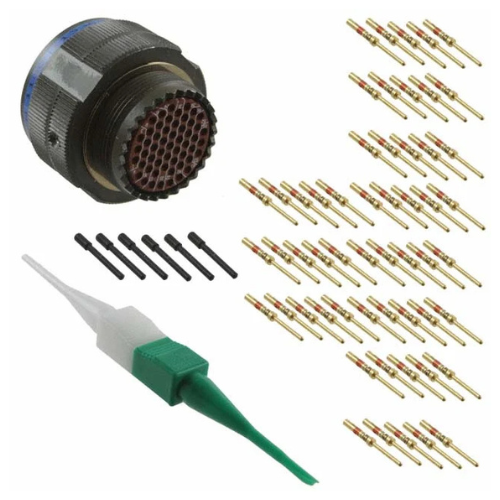 D38999/26WE35PN Connector, Plug, Male, 55 Pos, Gold Crimp