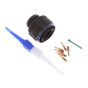 D38999/26WD5PN Connector, Plug, Male, 5 Pos, Gold Crimp