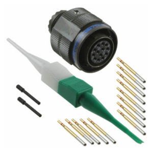 D38999/26WB35SA Circular Connector, D38999 III, Plug, Olive Drab, 11-13, #22D, Female Crimp, Key A