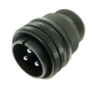D38999/26WA98SN Connector, Plug, Female, 3 Pos, Gold Crimp