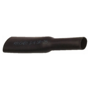 TE Connectivity DR-25-3/16-0 Heat-Shrink Tubing, Black, 4.8 mm
