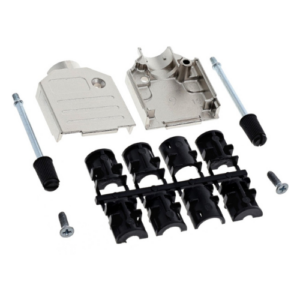 ITT Cannon DEFME-101 D-Sub Backshell, Size 9, Metal, Straight