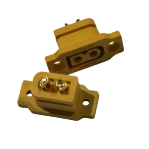 XT60E-F Panel-Mount Connector, Female, Solder Termination