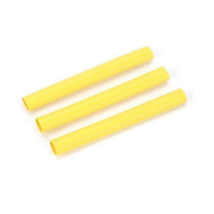 M23053/5-106-4 Tubing, Heat-Shrinkable, Thin wall, Fluid Resistant, 1/4" 125 °C, Yellow