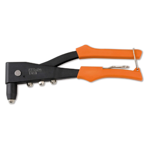 Beta 1741B Riveting Pliers with 4 Nozzles (017410000)