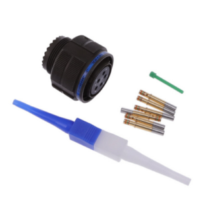 D38999/26WD5SN Conn Plug Female 5 Pos Gold Crimp