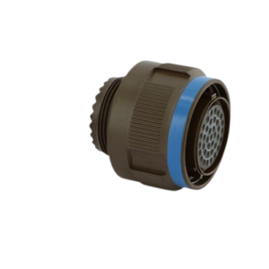 D38999/26WF28SN Connector, Plug with RFI Shielding, Standard Crimp Contact, Size 19, Olive Drab Cadmium, 26#20, 2#16, Socket, Orientation N
